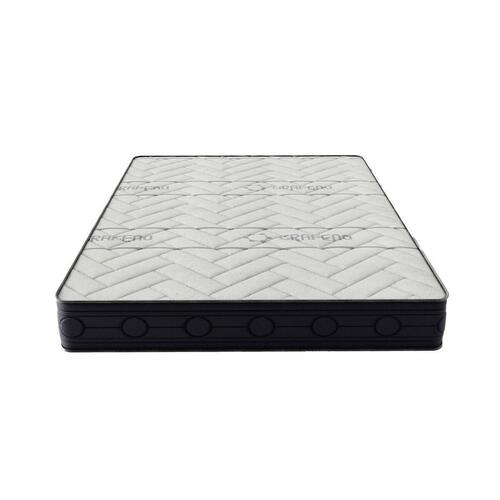 Memory skum madras Carbon Strech Anti-bakterie Europæisk super king size seng (200 x 200 cm)