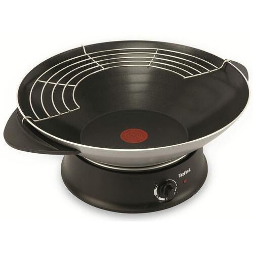 Wok Pande Tefal WO3000 Sort Aluminium 1200 W