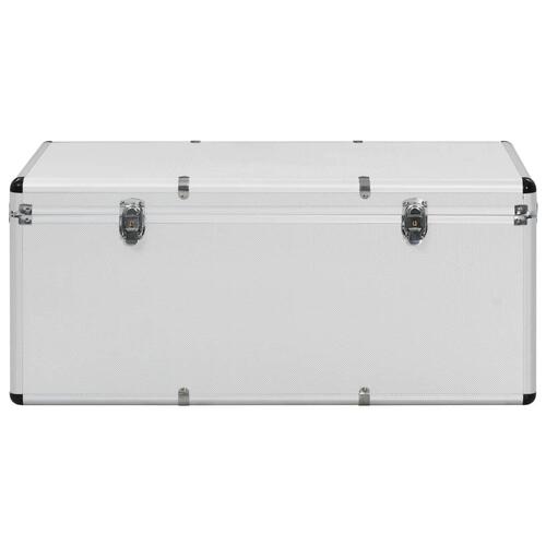 Opbevaringskufferter 3 stk. aluminium sølvfarvet