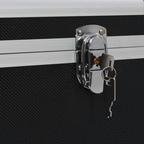 Opbevaringskufferter 3 stk. aluminium sort