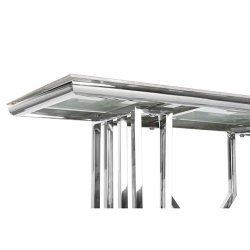 Konsol Krystal Stål (120 x 40 x 78 cm)