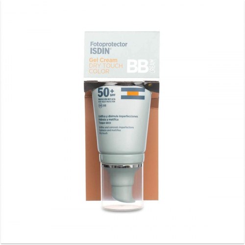 BB cream med solfaktor Isdin Fotoprotector Gel Cream Dry Touch Color SPF 50+ - 50 ml