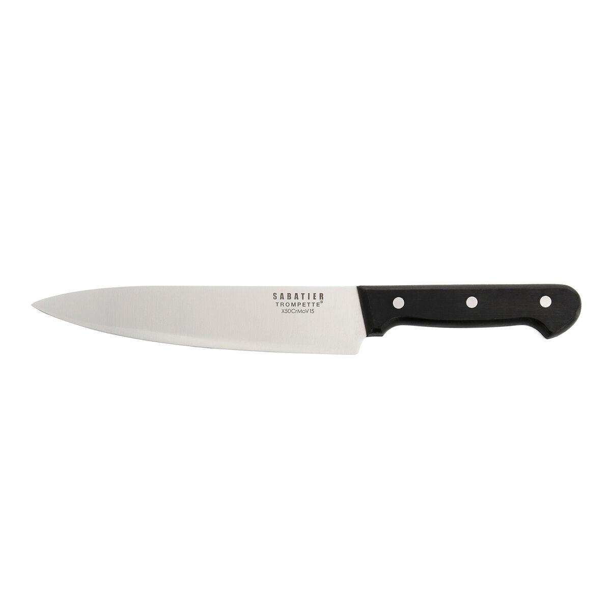 Sabatier Universal kokkekniv, sort metal - 20 cm (6 stk.)