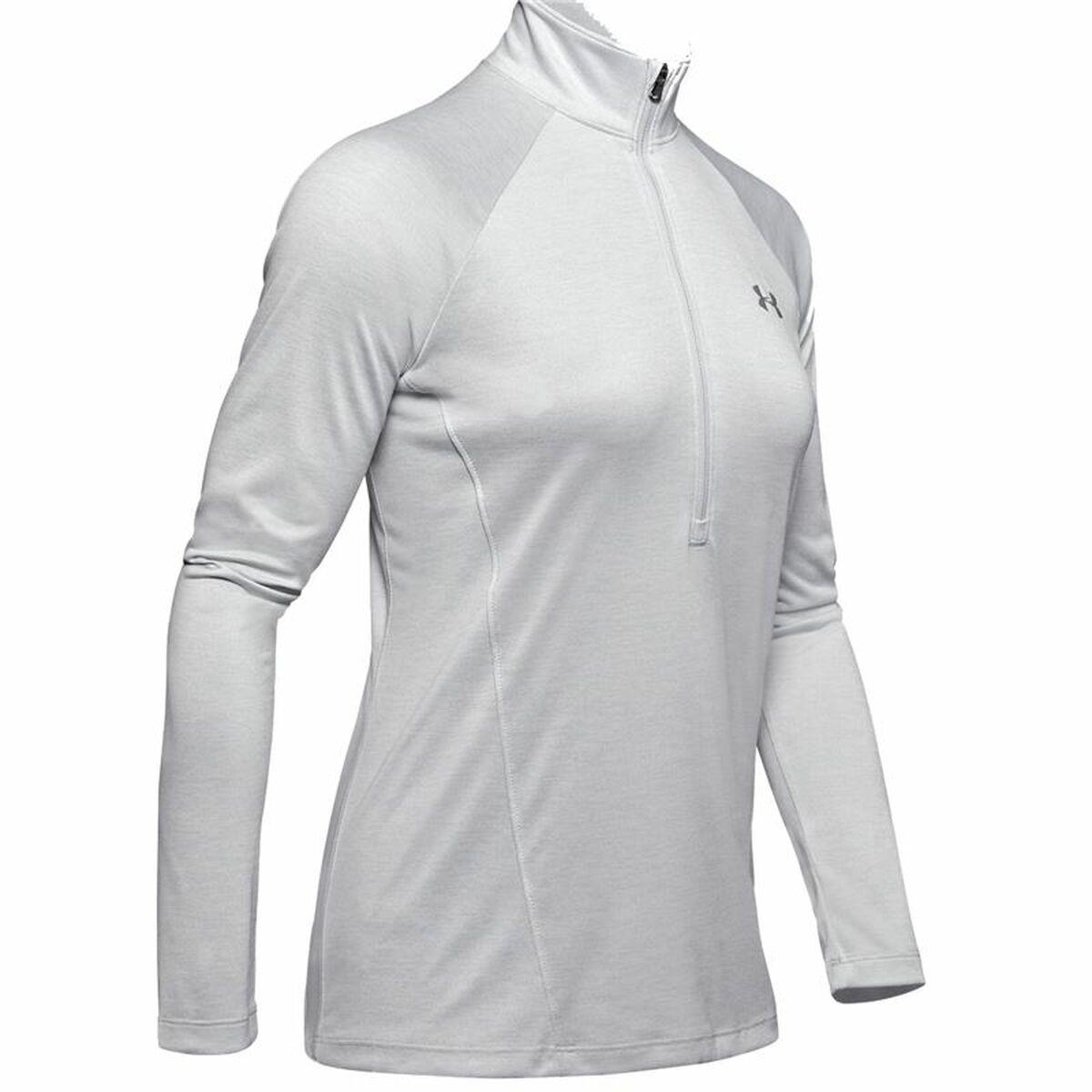 Langærmet T-shirt til Kvinder Under Armour Tech 1/2 Zip Twist S