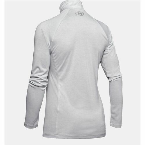 Langærmet T-shirt til Kvinder Under Armour Tech 1/2 Zip Twist S