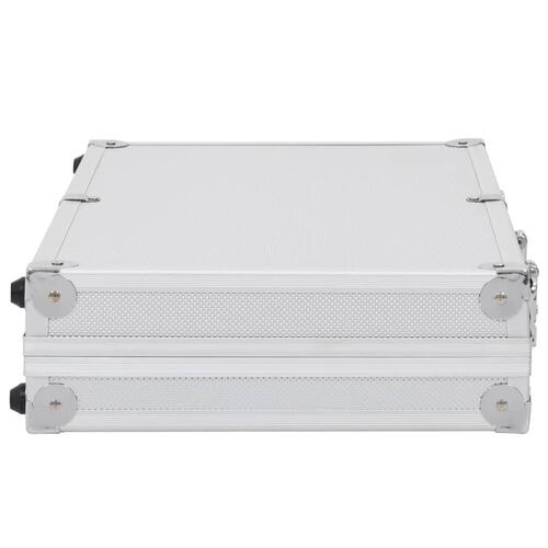 Våbenkasse aluminium ABS sølv