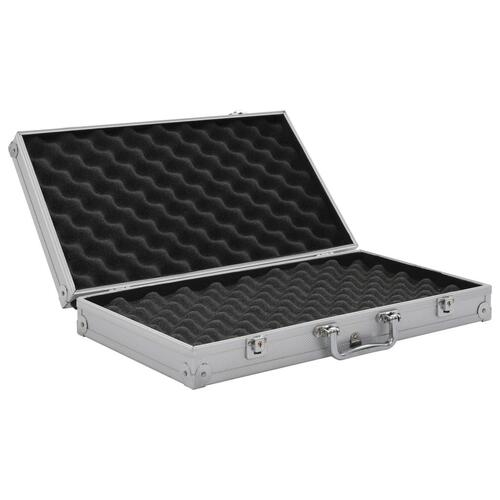 Våbenkasse aluminium ABS sølv