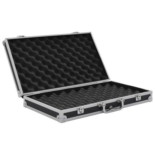 Våbenkasse aluminium ABS sort