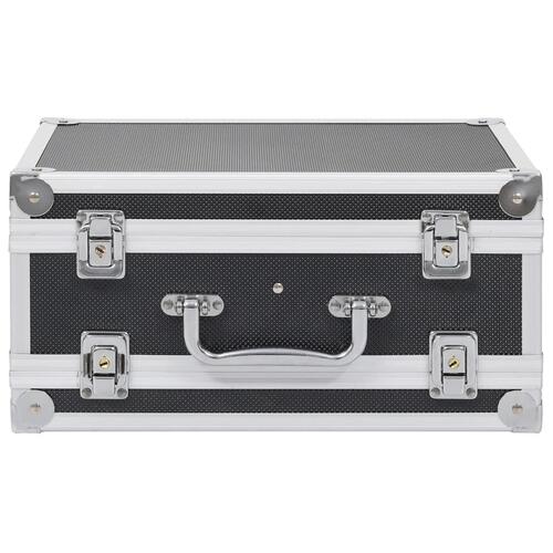 Våbenkasse aluminium ABS sort