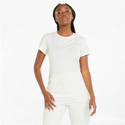 Kortærmet T-shirt til Kvinder Puma Hvid M