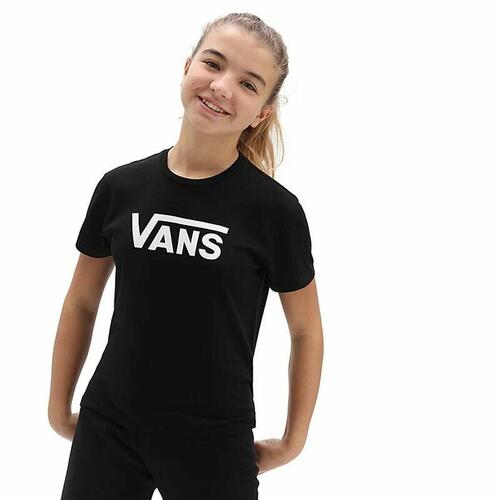 Børne Kortærmet T-shirt Vans Flying V Sort L