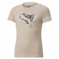 Børne Kortærmet T-shirt Puma Beige 11-12 år