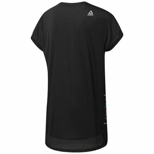 Kortærmet T-shirt til Kvinder Reebok Dance Girls Squad Sort S