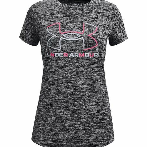 Børne Kortærmet T-shirt Under Armour Mørkegrå 10-12 år