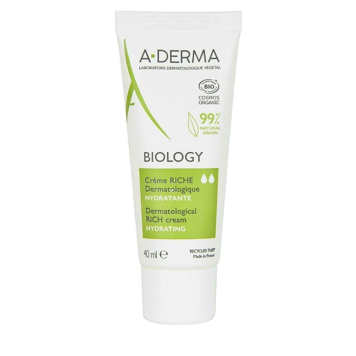 Fugtgivende ansigtscreme A-Derma Biology (40 ml)
