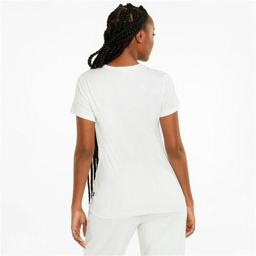 Kortærmet T-shirt til Kvinder Puma Hvid S