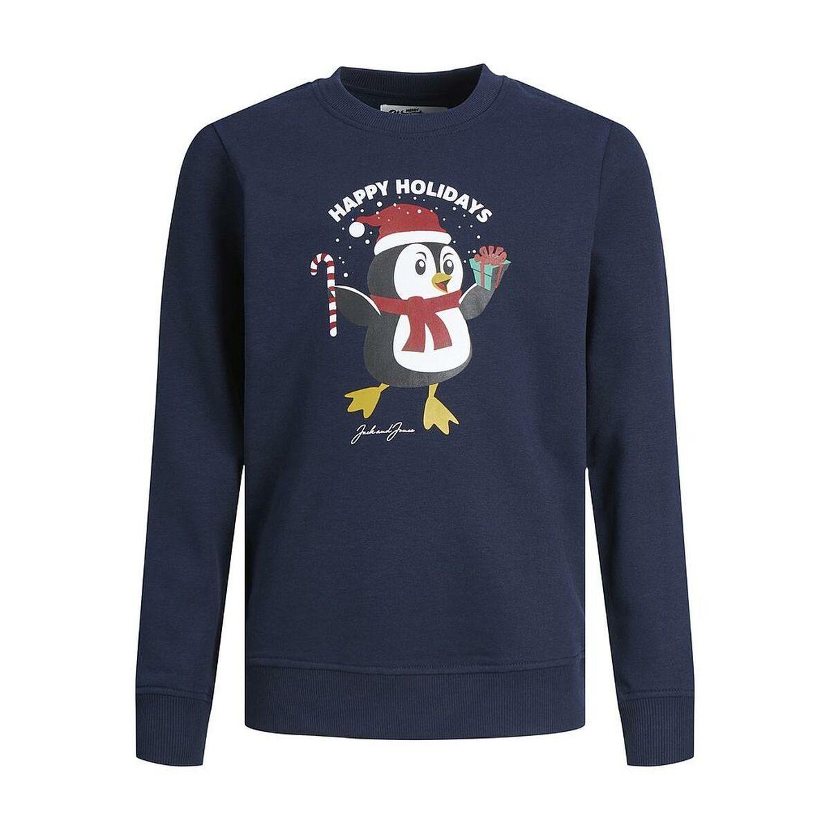Sweaters uden Hætte til Børn JORTOON Jack & Jones 12222091 Marineblå 14 år