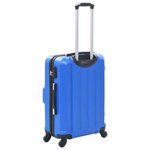 Kuffert sæt i 3 dele hardcase ABS blå