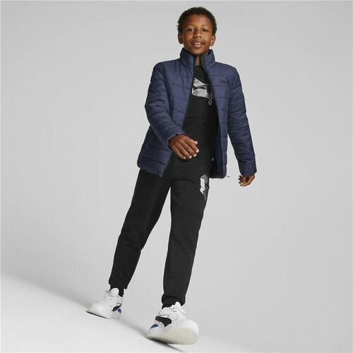 Sportsjakke til børn Puma Essentials Padded Marineblå 9-10 år