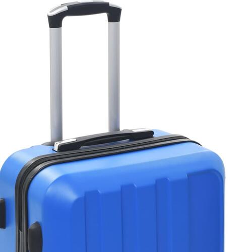 Kuffert sæt i 3 dele hardcase ABS blå