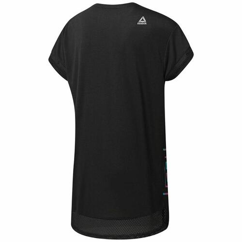 Kortærmet T-shirt til Kvinder Reebok Dance Girls Squad Sort XS