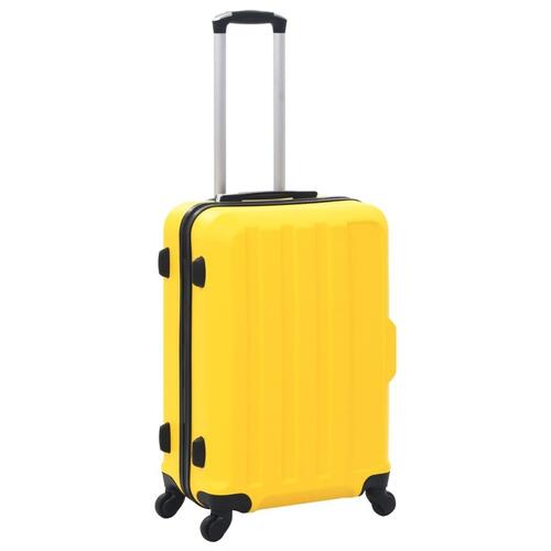 Kuffert sæt i 3 dele hardcase ABS gul