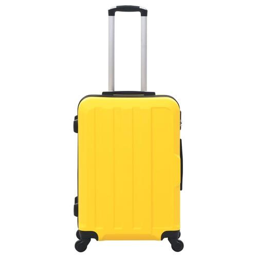 Kuffert sæt i 3 dele hardcase ABS gul