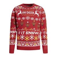 Unisex Trøje JORHOHO Jack & Jones 12221312 Rød 12 år