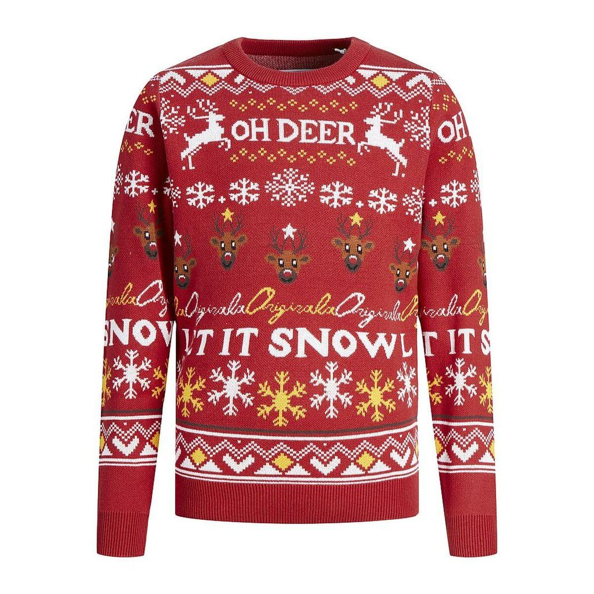 Unisex Trøje JORHOHO Jack & Jones 12221312 Rød 12 år