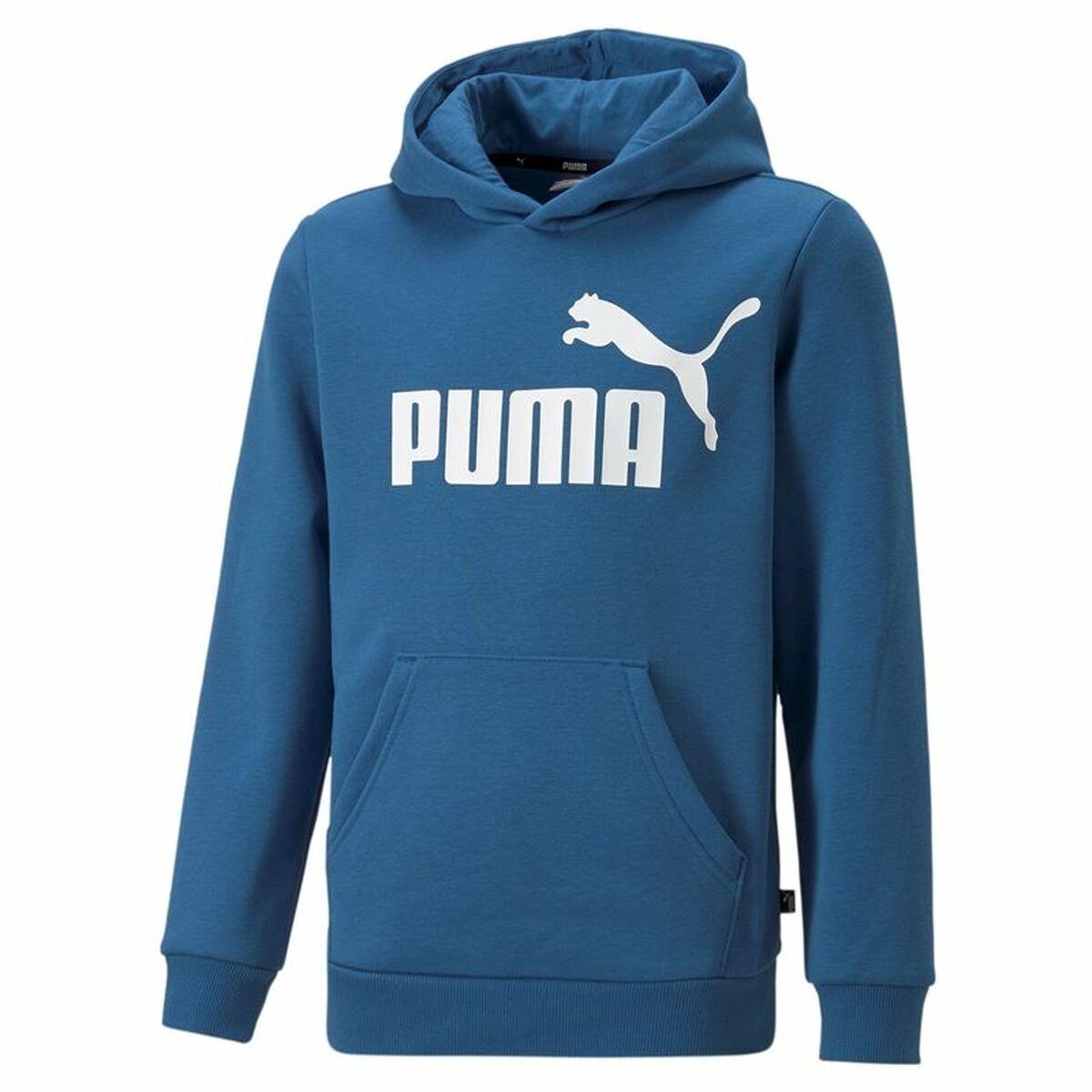 Sweatshirt til Børn Puma Blå 9-10 år
