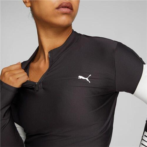 Kvinde Langærmet T-Shirt Puma Fit Eversculpt 1/4 Sort S
