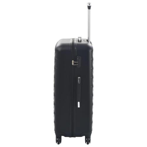 Kuffert sæt i 3 dele hardcase sort ABS