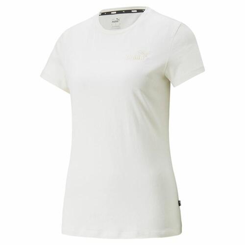 Kortærmet T-shirt til Kvinder Puma Hvid XS