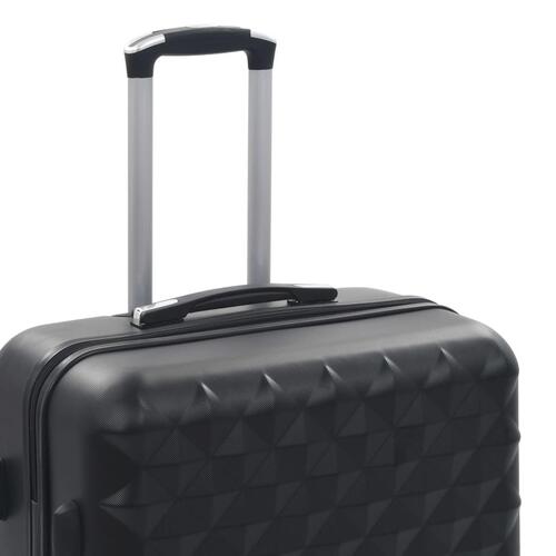 Kuffert sæt i 3 dele hardcase sort ABS