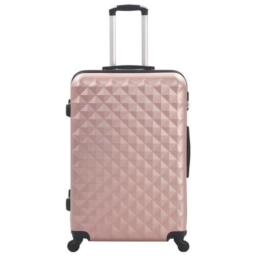Kuffert sæt i 3 dele hardcase rosenguld ABS