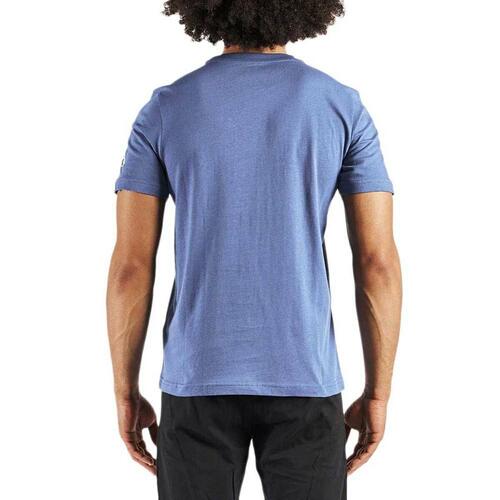 Kortærmet T-shirt til Mænd Kappa Blå Mænd L