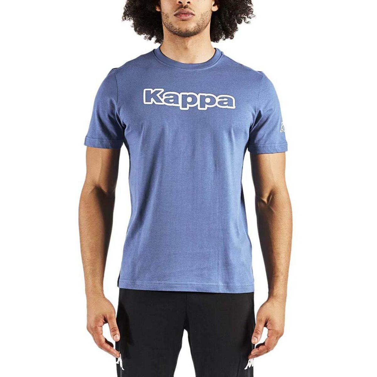 Kortærmet T-shirt til Mænd Kappa Blå Mænd M