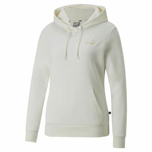 Hættetrøje til Kvinde Puma Hvid XL