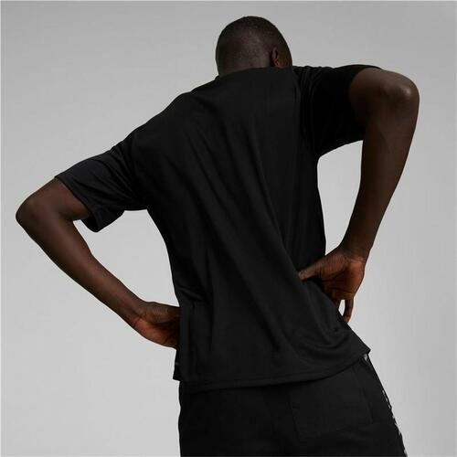 Kortærmet T-shirt til Mænd Puma Fit Sort Mænd S