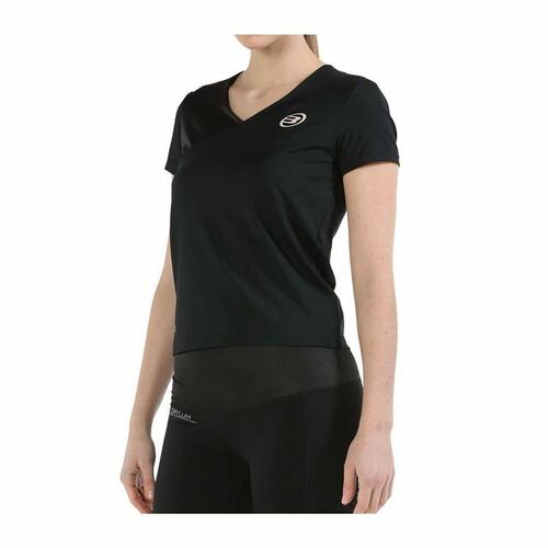 Kortærmet T-shirt til Kvinder Bullpadel Pital Sort M