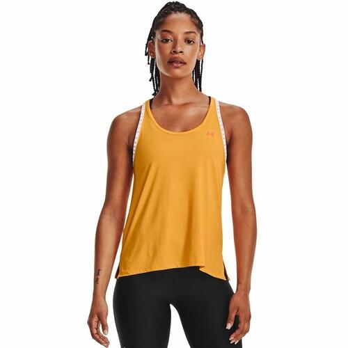 Tank top kvinder Under Armour Knockout Sennep S
