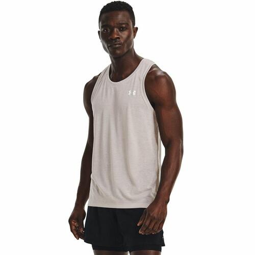 T-shirt til Mænd uden Ærmer Under Armour Streaker Grå M