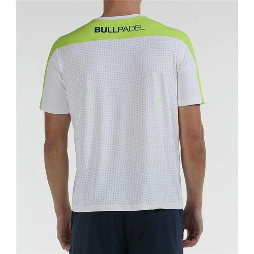 Kortærmet T-shirt til Mænd Bullpadel Hvid Mænd M