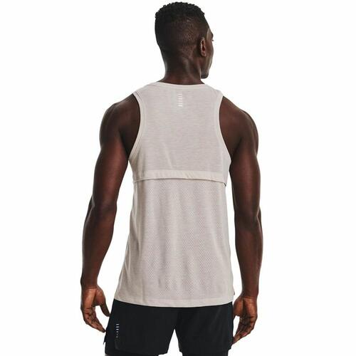 T-shirt til Mænd uden Ærmer Under Armour Streaker Grå S