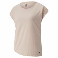 Kortærmet T-shirt til Kvinder Puma Studio Foundation Beige Lyserød XS