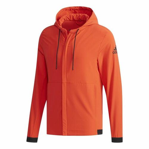 Sportsjakke til Mænd Adidas Mørk orange L