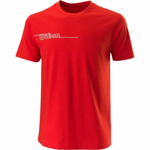 Kortærmet T-shirt til Mænd Wilson Team II Teach Rød - XL