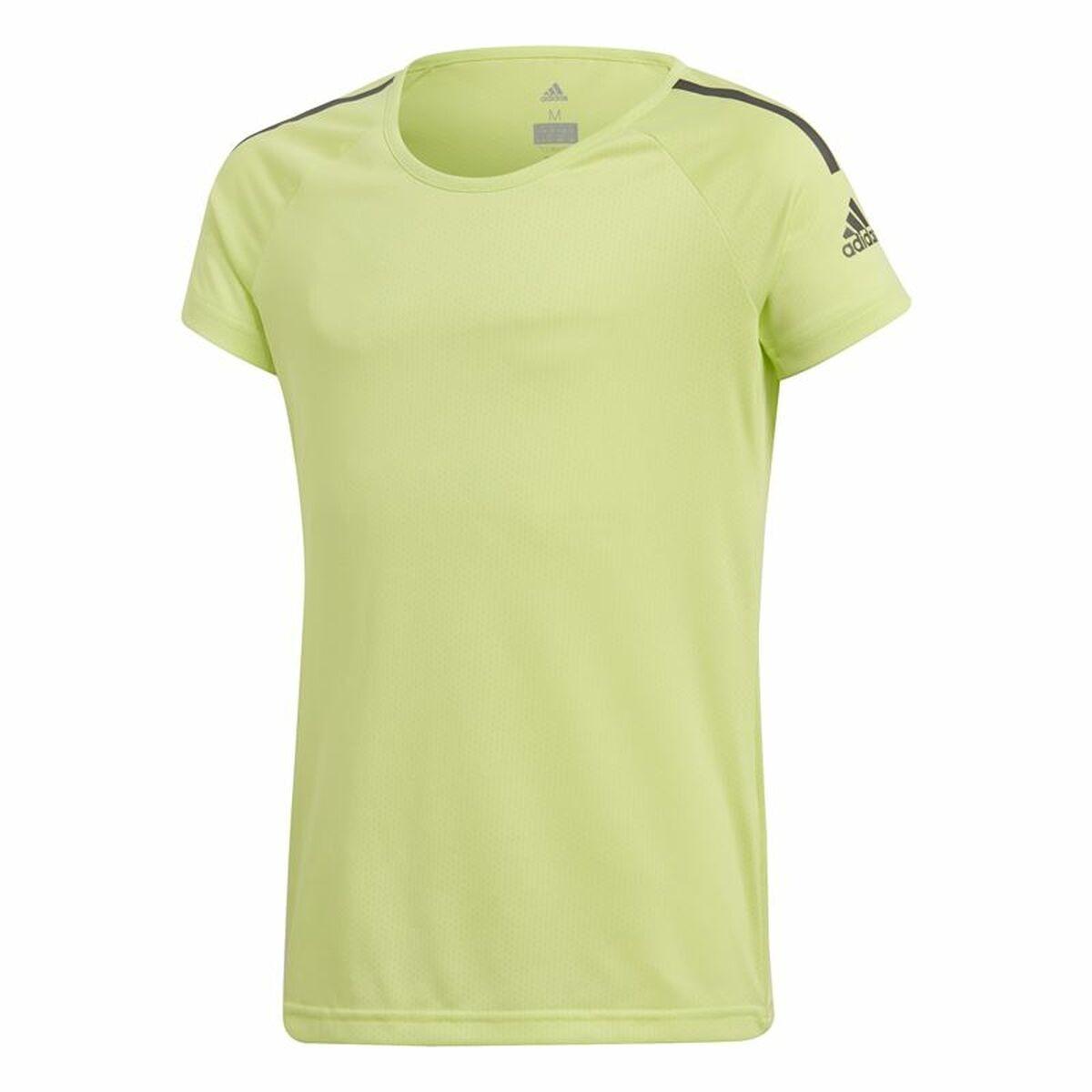 Børne Kortærmet T-shirt Adidas Training Cool tee Limegrøn 11-12 år