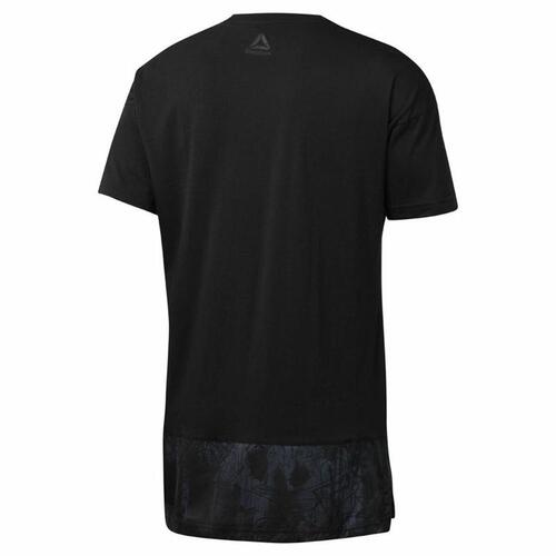 Kortærmet T-shirt til Mænd Reebok Sort S