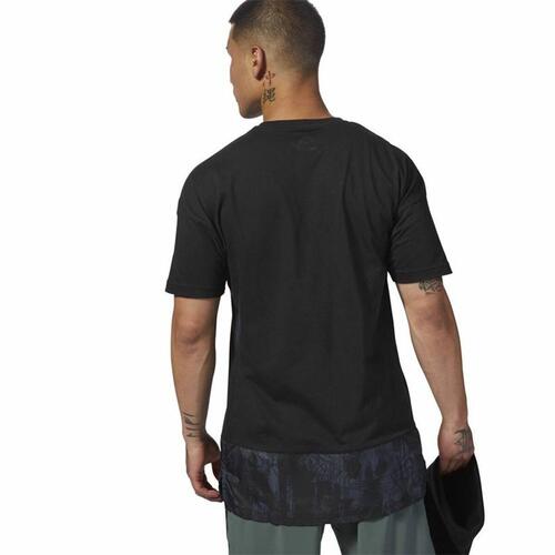 Kortærmet T-shirt til Mænd Reebok Sort S